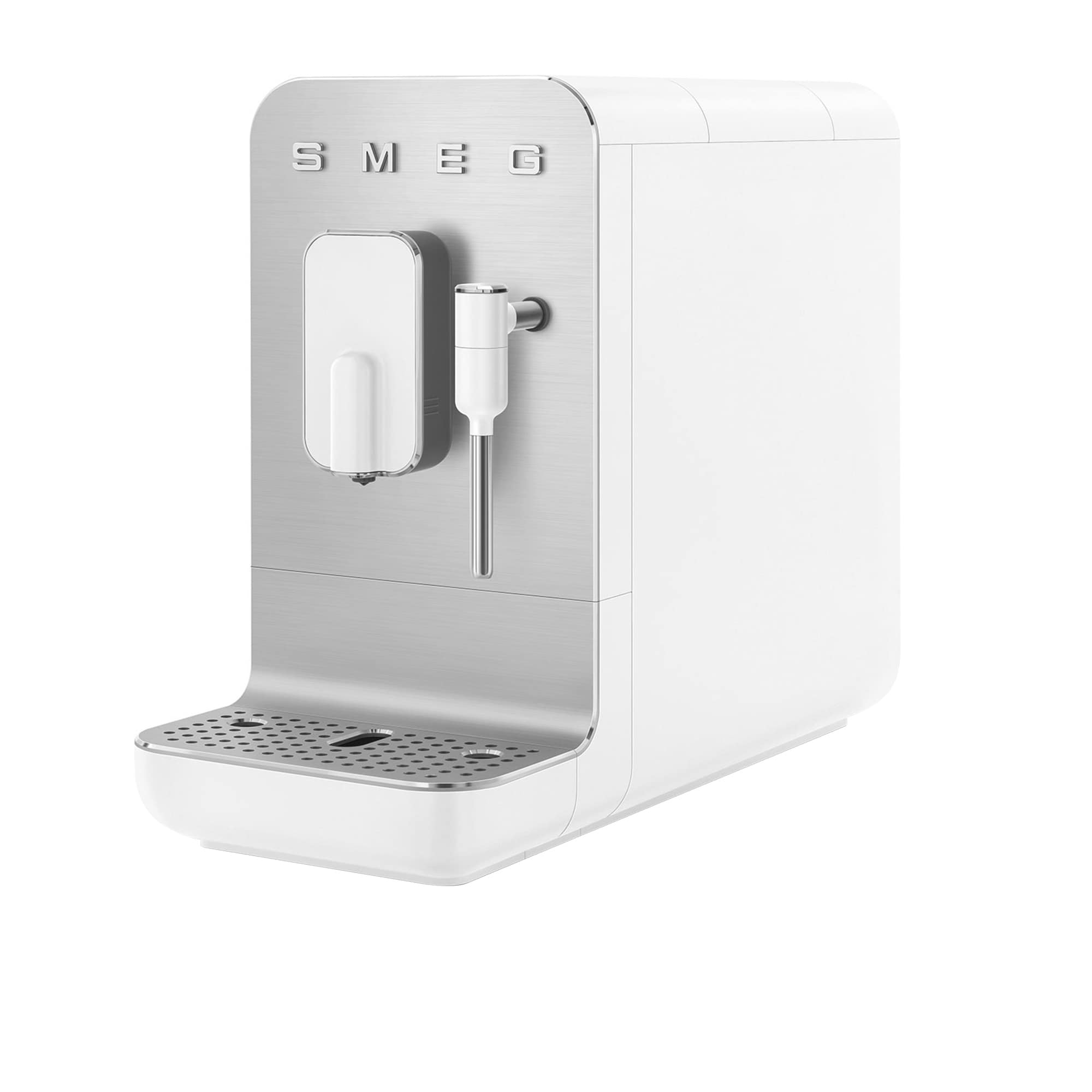 Smeg Bean to Cup BCC12 Coffee Machine w/ Milk Wand Matte White
